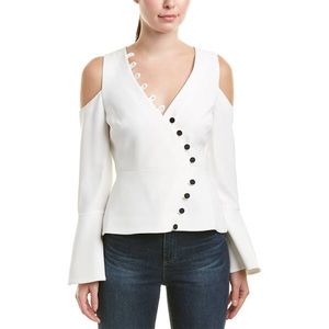 Alexis white button down